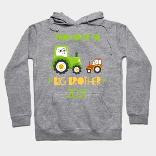 Promoted to Big brother tractor announcing pregnancy 2021 Hoodie